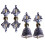 4 Pezzi Pendente Vajry Pestello Collana Religiosa Buddhista 7