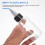 20 pezzi bottiglie estrusione 50 ml trasparenti per sigillante 6