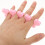 40 pz separatore dita in per manicure e pedicure rosa 9
