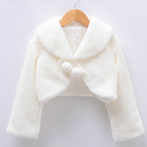 1 Winter Tippet Kinderjurk Sjaal Wit S 1