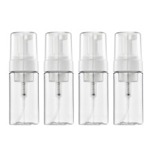 4Pcs Transparent Dispenser Pump Bottles Refillable Travel Containers