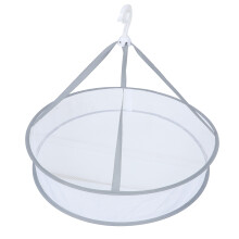 1pcs Foldable Drying Basket Collapsible Mesh For Laundry Room