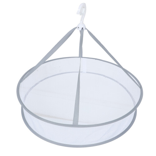 1pcs Foldable Drying Basket Collapsible Mesh For Laundry Room