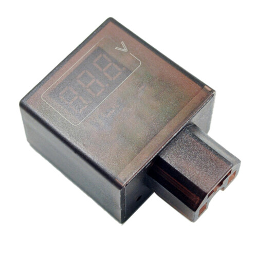 Round LED Voltage Meter 36V//60V/72V Waterproof Display-Green