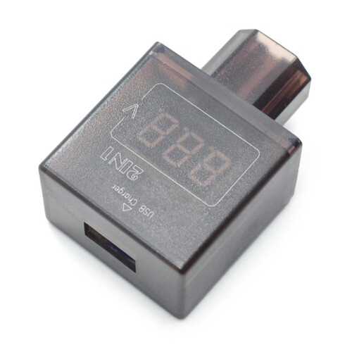Round LED Voltage Meter 36V//60V/72V Waterproof Display-Green 1