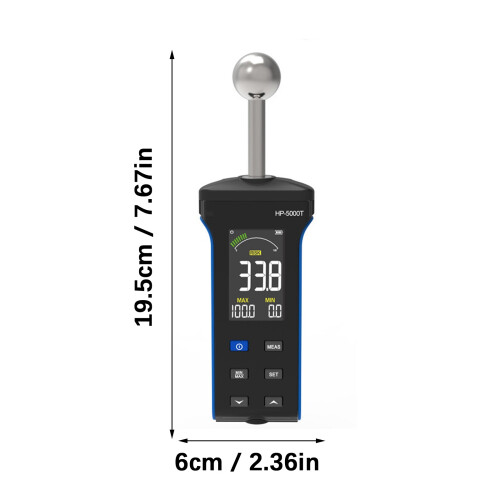 Digital Wall Moisture Meter Audible Alarm Risk Indicators Auto 2