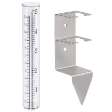 Clear Scale Rain Gauges Replacement Tubes High Visibility