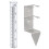 Clear Scale Rain Gauges Replacement Tubes High Visibility 1