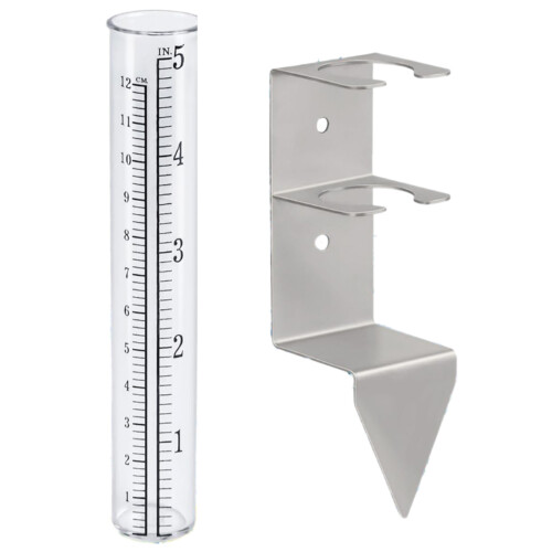 Clear Scale Rain Gauges Replacement Tubes High Visibility