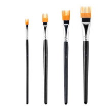 Professionele aquarelborstel met platte tip voor gedetailleerde