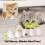 Automatisch bewegingsgeactiveerd kattenspeeltje met slimme 7
