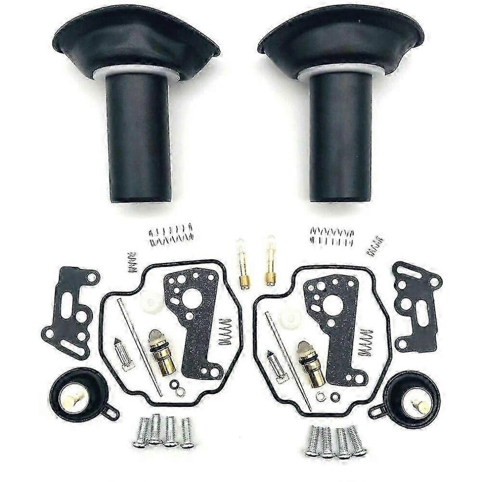Kikidex (As Show, One Size) Carburetor Repair Kit For Virago Xv535 1990-2001 Xv 535 Plunger Diaphragm