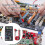 Kleine digitale multimeter ABS-voltmeter voor 2