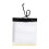 Waterdichte plastic kaartzak met sluiting, transparant, wegwerp, wit 8