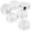 6 aluminiumlegering glasplaatadapter voor theetafels 6