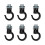 Ceiling Hook Iron 6pcs 0.9in 0.7in 1