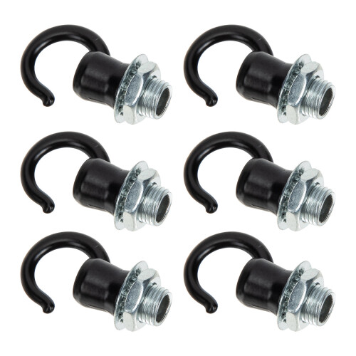 Ceiling Hook Iron 6pcs 0.9in 0.7in 2