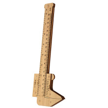 Wood Caliper Wielofunkcyjna Linijka Drewniana Dla Studentów