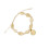 Concha Natural Pulseira Tornozelo Revestida 6