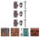 3Pcs Fivelas Vintage Para De Presente Embalagem 4