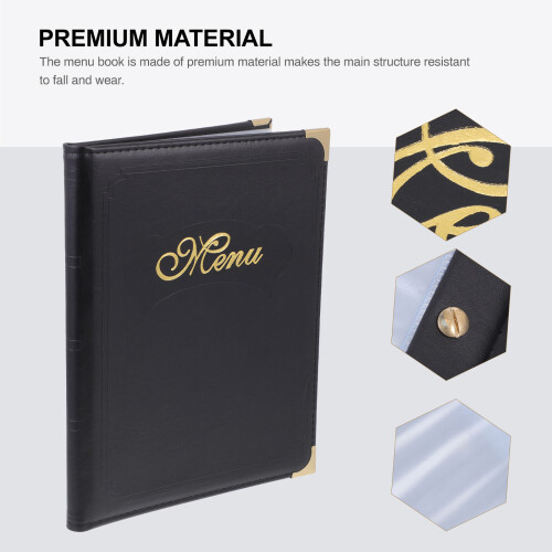 porta-cardápio com capa para preços, , 1 2