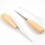 3Pcs Ferramenta De Awl Mão Couro Redondo 6