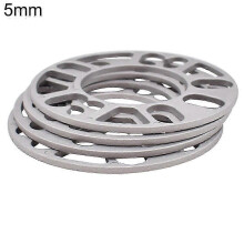 (As show, One size) 4Pcs 3mm 5mm 8mm 10mm Universal Aluminum Alloy Car Wheel Tire Spacers Shims Set mengxi