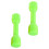 2 halteres plásticos ergonómicos para crianças, exercícios matinais 1