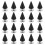 20 Unidades Rebites Cone Para Bolsa Couro Pulseira 1