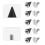 20 Unidades Rebites Cone Para Bolsa Couro Pulseira 3
