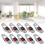 10Pcs Schiebetür Fenster Pulley Stumm Roller 12