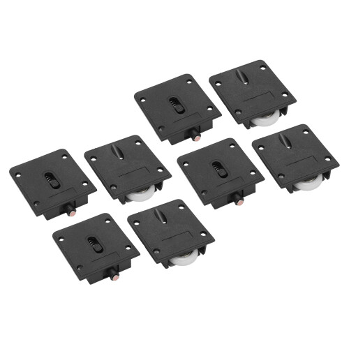 4 Sets Schiebetürrolle 25 mm Kleiderschrank 1