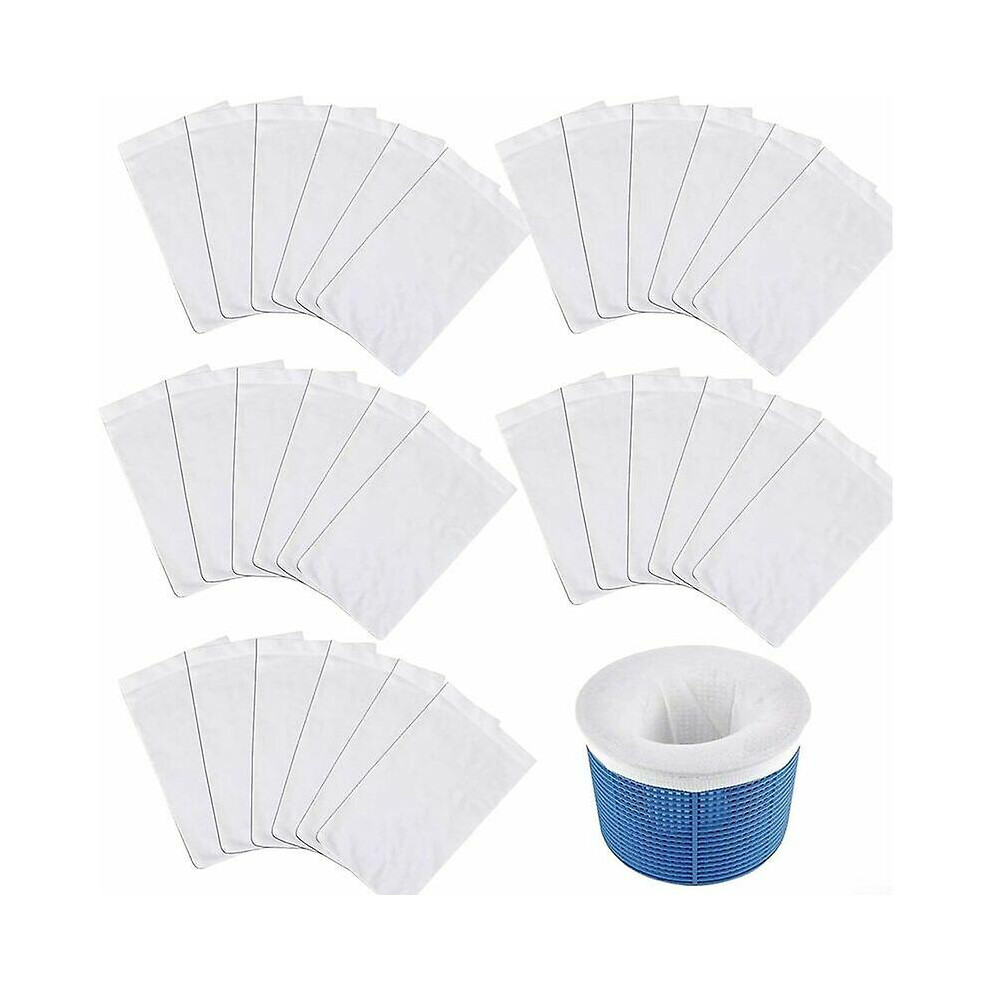 Kikidex (As Show, One Size) Pack Of 40 Pairs Of Swimming Pool Socks For Swimming Pool Filter, Cleaning Basket For In-Ground Or Above-Ground Swimming Pools