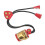 Leather Archery Finger Protector Guard in Red for Traditional Bow Shooting 1