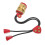 Leather Archery Finger Protector Guard in Red for Traditional Bow Shooting 13