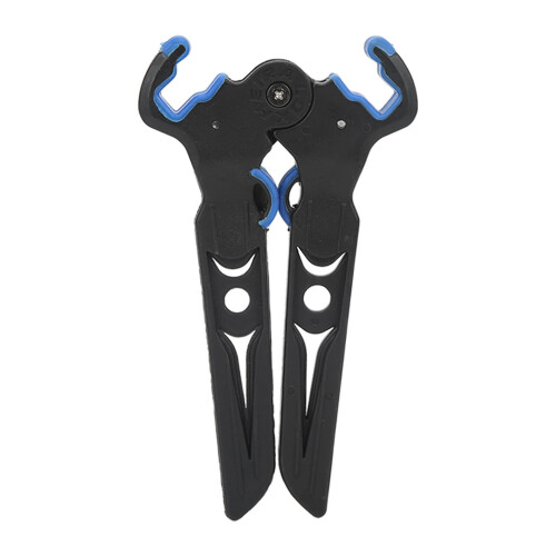Composite Pulley Bow Bracket Mini Archery Holder Stand Rubber Bow Kickstand, Blue 1