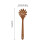 1 Stuks Beech Noodle Keuken Kolander Houtkleur 2