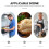 1 Stuks Beech Noodle Keuken Kolander Houtkleur 10