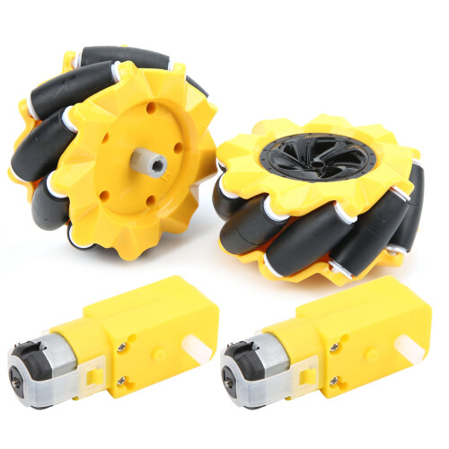 Mecanum-Rad für TT-Getriebemotor, Smart-Roboter, 2