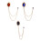 3 Edelsteen Broche Reverspin Ketting Kraagpin 1