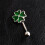 2 Navelring Menselijk Lichaam Piercing Sieraden Klaverblad 3