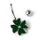 2 Navelring Menselijk Lichaam Piercing Sieraden Klaverblad 2