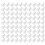 100 stuks LED-koordlamp houder schroeven (transparant) 10