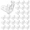 100 stuks LED-koordlamp houder schroeven (transparant) 8