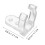 100 stuks LED-koordlamp houder schroeven (transparant) 3