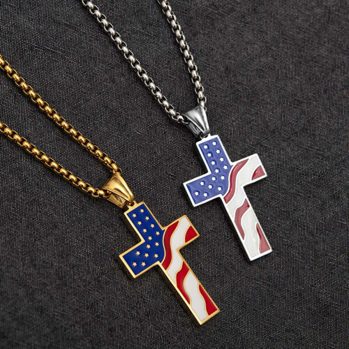 Cross Hanger Creatieve Amerikaanse Staal Met Ketting 2