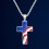 Cross Hanger Creatieve Amerikaanse Staal Met Ketting 2