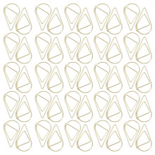 100 Stuks Druppelvormige Papierclips voor Documenten