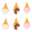 6 Mini IJsshakes Harsen Decoratieve Huisdecoraties 1