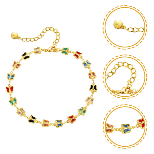 Women Enkellier Ketting Decoratief Strand 1